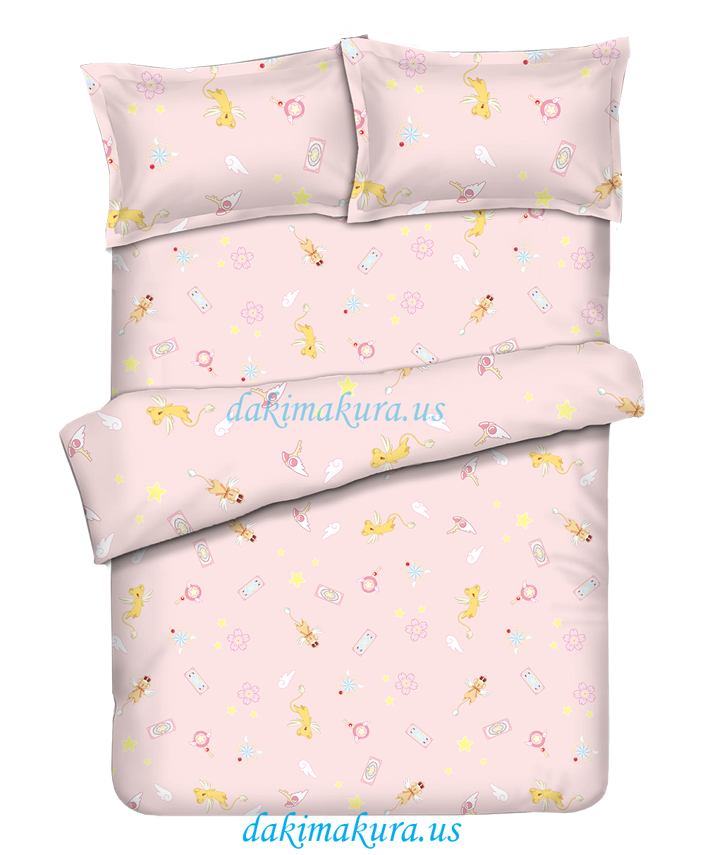 Cardcaptor Sakura The Movie Anime Bedding Sets,Bed Blanket & Duvet Cover,Bed Sheet with Pillow Covers